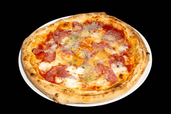 Pizza Gorgonzola e Salame